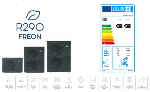 Wärmepumpe HYPERPOWER R290 CH-HP15UIMPZK
