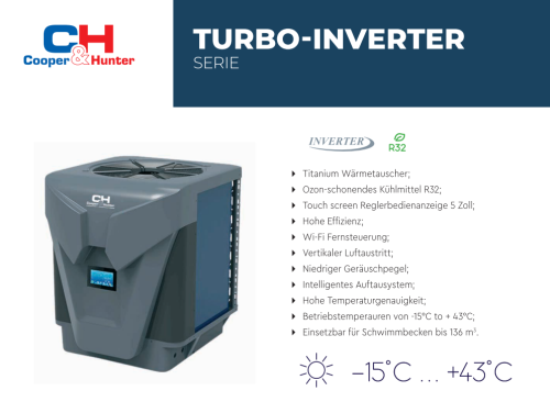 POOL Wärmepumpen TURBO INVERTER
