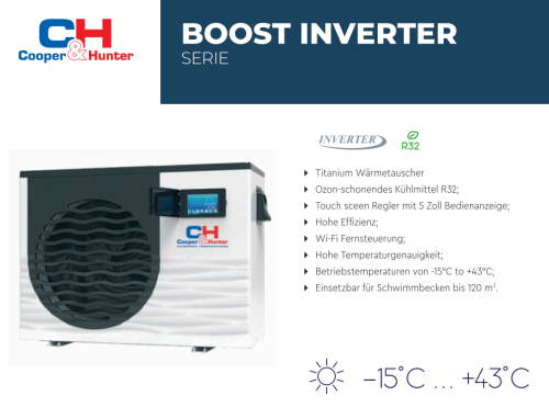 POOL Wärmepumpen BOOST INVERTER
