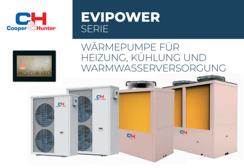 Kältwassermaschinen/Wärmepumpen EVI-ON / R410a
